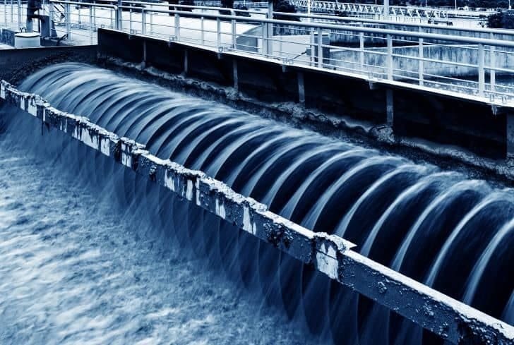 domestic sewage treatment plant